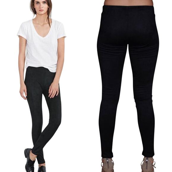 Velvet by Graham and Spencer Rosalind Faux-Suede Leggings size XS - Picture 1 of 8